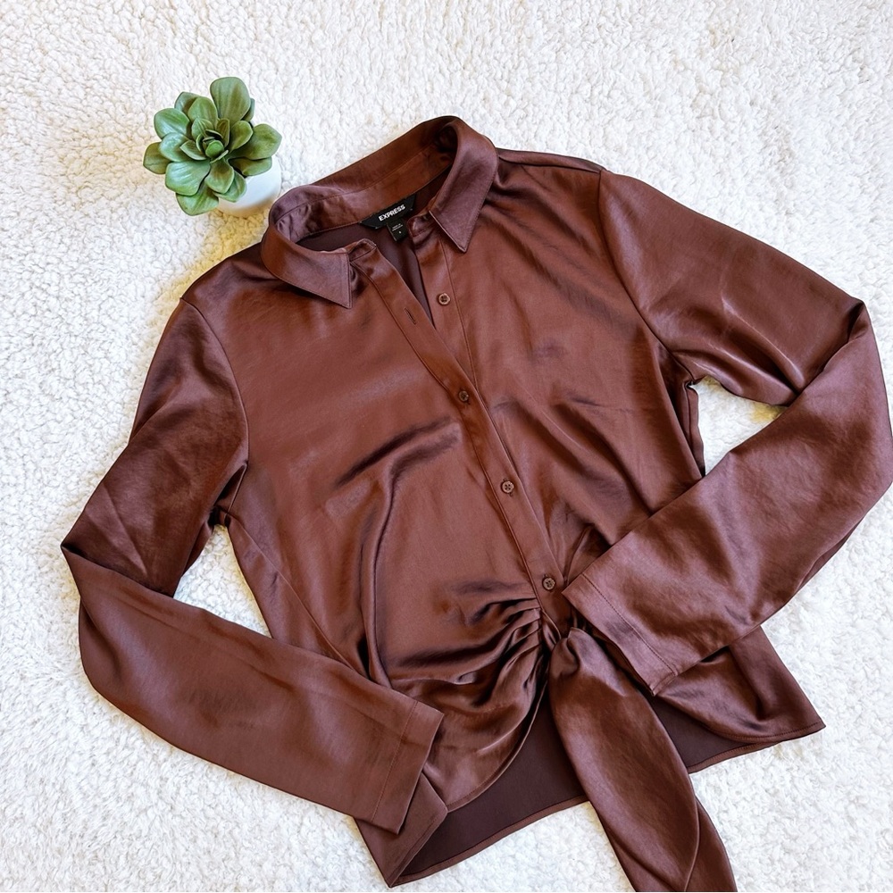 Brown Express shirt